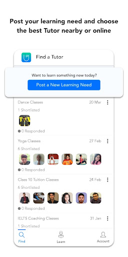 UrbanPro for Learners Screenshot 3 - AppWisp.com
