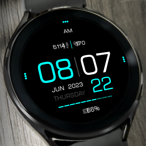 Key074 Futuristic Watch Face Screen 3