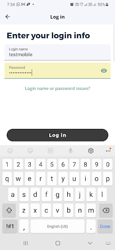 Android application Metro Connection On-Demand screenshort