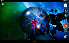 screenshot of Plasma Orb Free Live Wallpaper