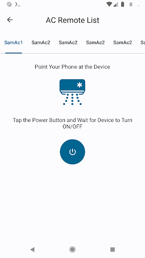 Remote For Samsung AC Screen 3