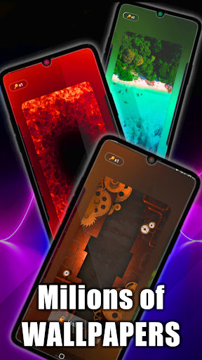 Abstract Neon Live Wallpaper Screen 2