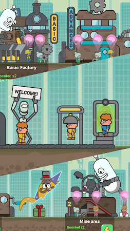 Game screenshot Idle Humans: Mining Game mod apk
