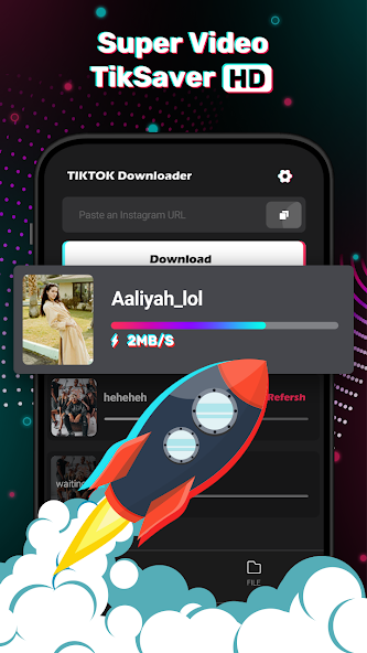 HD Tik Downloader No Watermark 4.9.4 APK + Mod (Unlocked / Premium) for Android