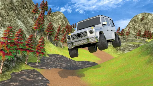 mountain 4×4 SUV jeep driving