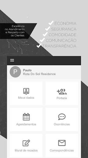 Android application Tes Seg Soluções screenshort