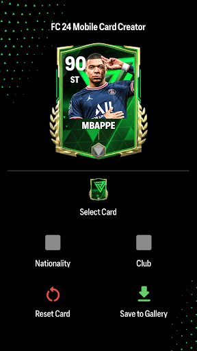 UT 24 Mobile Card Creator Screen 2