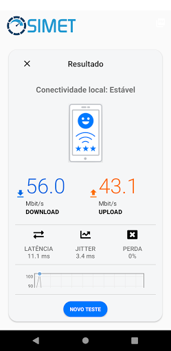 Android application SIMET Mobile BETA screenshort