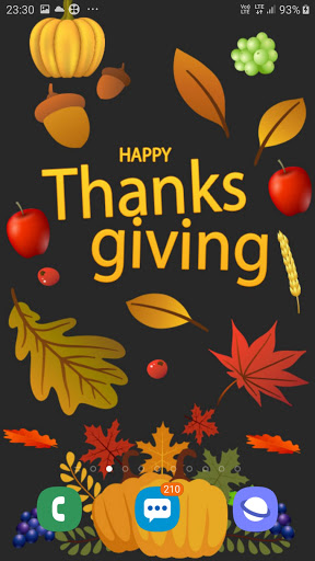 Thanksgiving Live Wallpaper Screen 2