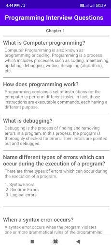 App preview
