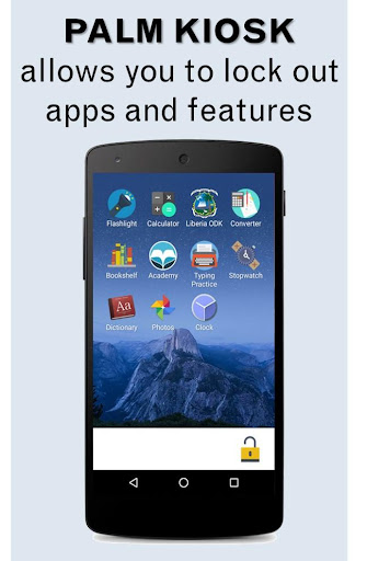 Android application Palm Kiosk screenshort