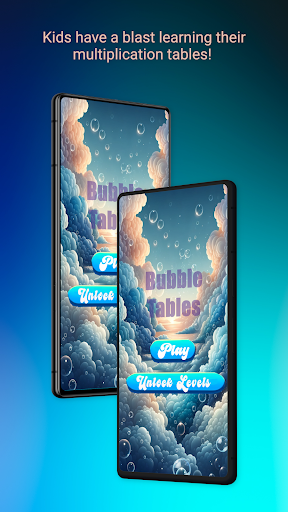 Android application Bubble Tables - Times Tables screenshort
