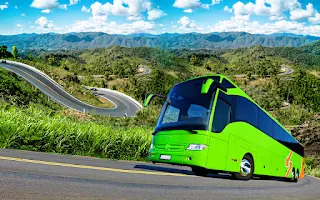 Hill Bus Simulator Coach Game - Screenshot 3