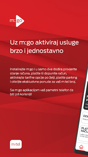 Android application m:go screenshort