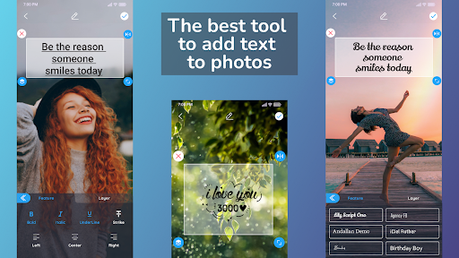 Android application Add Text To Photo - Text Art screenshort