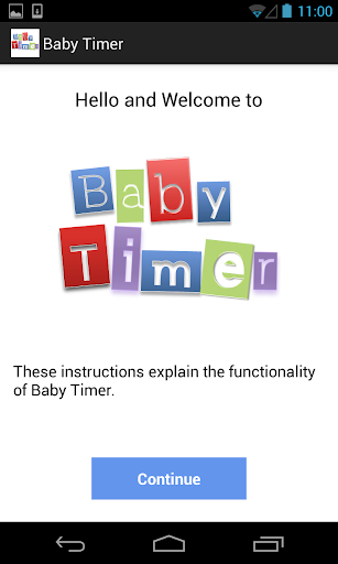Screenshot of Newborn Baby Timer