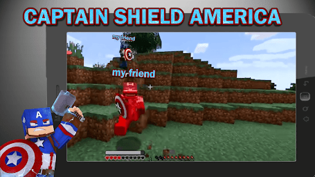 Captain Shield Mod for MCPE