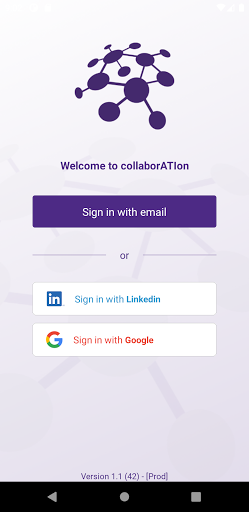 Android application collaborATIon™ screenshort