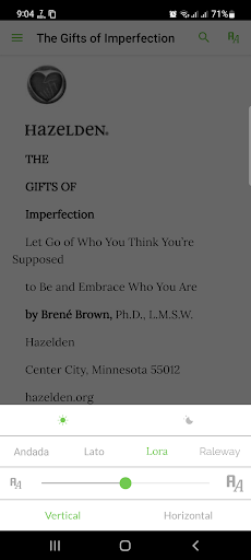 The Gifts of Imperfection Screen 3