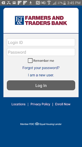 Farmers & Traders Bank Mobile Screen 3