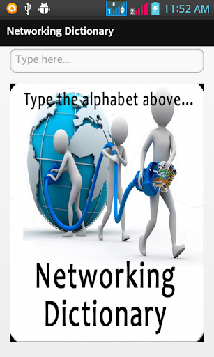 Android application Networking Dictionary screenshort