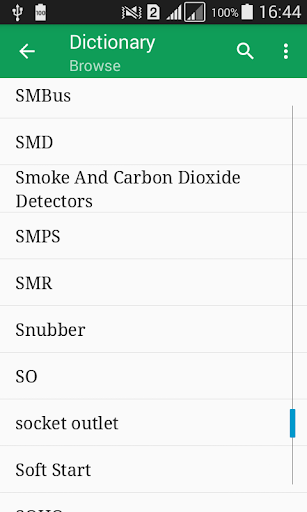 Android application Electrical Dictionary Offline screenshort