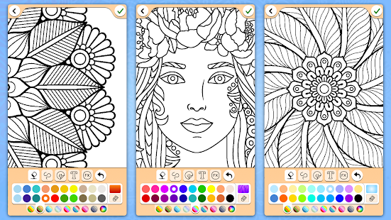 Mandala Coloring Pages Screenshot