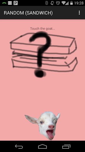 Android application Dave's Random Sandwich screenshort