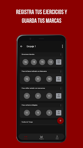 Bulking App Screen 2
