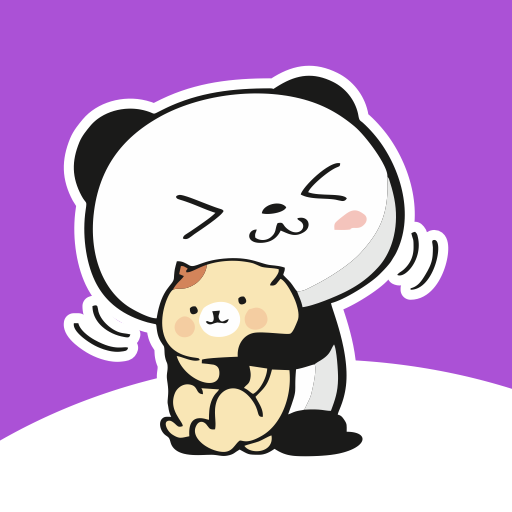 Cute Panda Stickers For WA logo