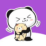 Cover Image of डाउनलोड Cute Panda Sticker Packs  APK