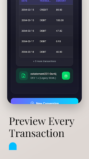 PDF to OFX Converter screenshot 9