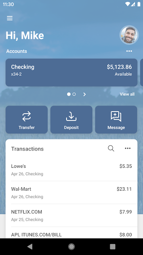 My Tri-County Bank Screen 2