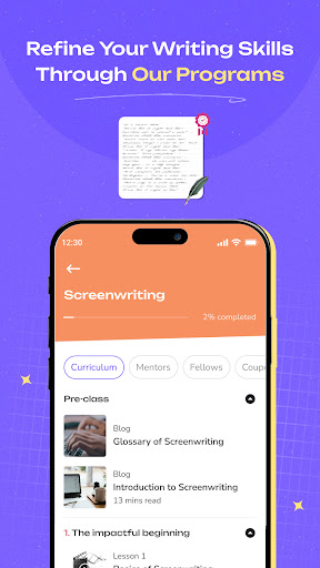 Android application Mugafi: Learn, Engage, Create screenshort