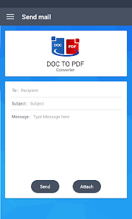 Doc to PDF Converter Pro Screenshot
