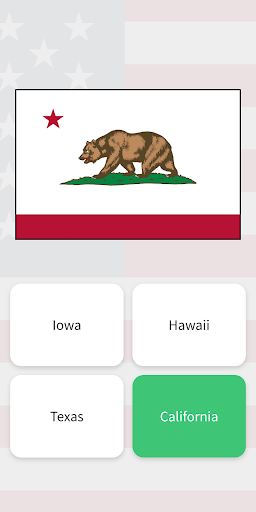 Android application USA Quiz - Guess all 50 States screenshort