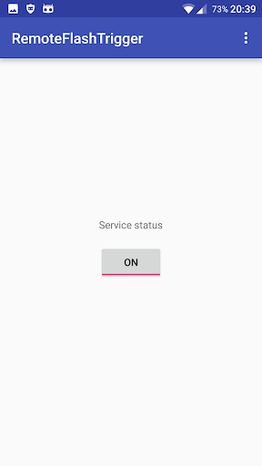 Android application Remote Flash Trigger screenshort