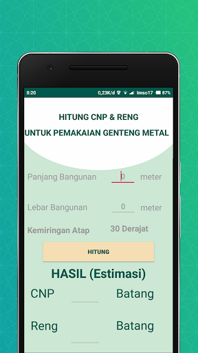 Rumus Hitung Bajaringan