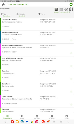 Android application ACT Mobile screenshort