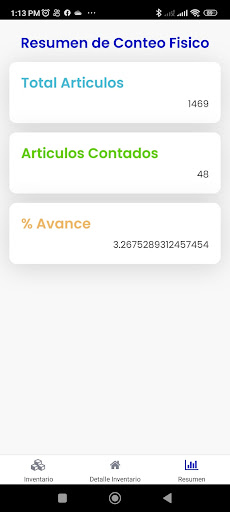 Encom Inventario Screen 2