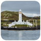 Lismore weather widget/clock icon