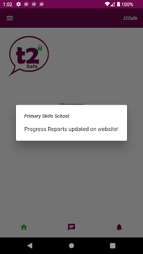 t2Safe Messaging Screen 2