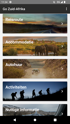Android application Go Zuid-Afrika screenshort