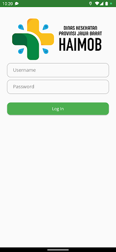 Android application HAIMOB Diskes Jabar screenshort