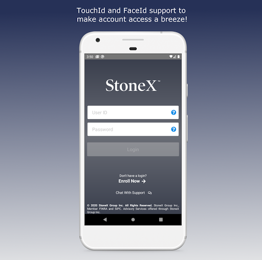 Android application StoneX Wealth Access screenshort