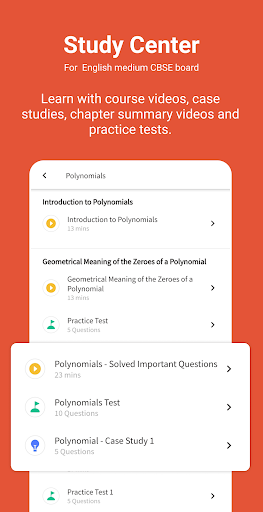 VidyaSaar - NCERT Class 9 to12 Screen 2