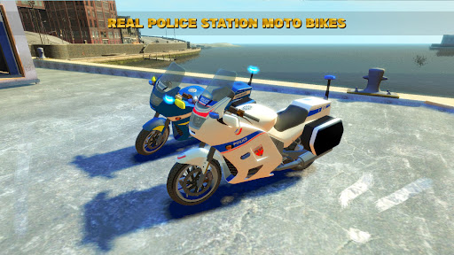 Real Police Station Moto Bikes