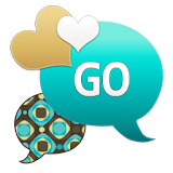 GO SMS - Teal Coco Design icon