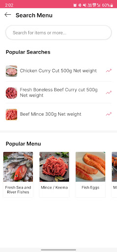 The Fresh Store Screen 2