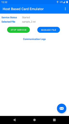 NFC Card Emulator Screen 3